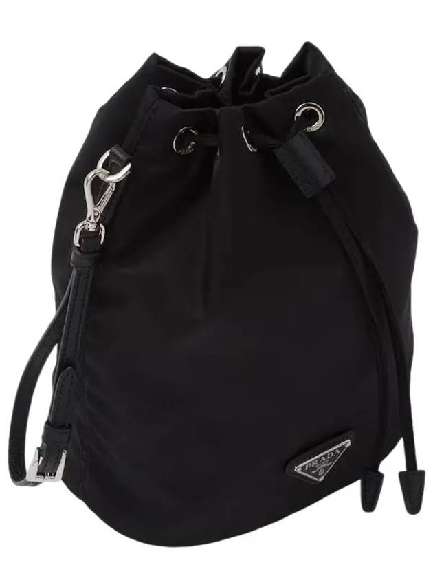 Re-Nylon Drawstring Pouch Black - PRADA - BALAAN 4