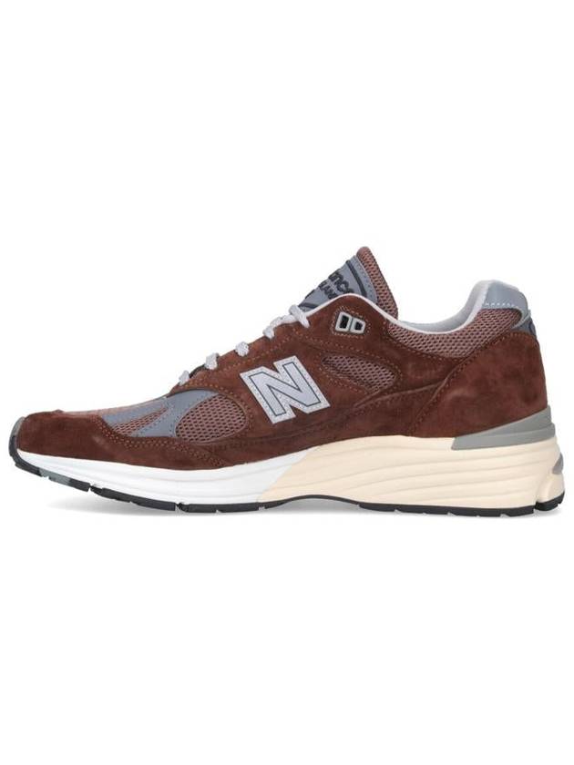 991V2 Low-Top Sneakers Brown - NEW BALANCE - BALAAN 4