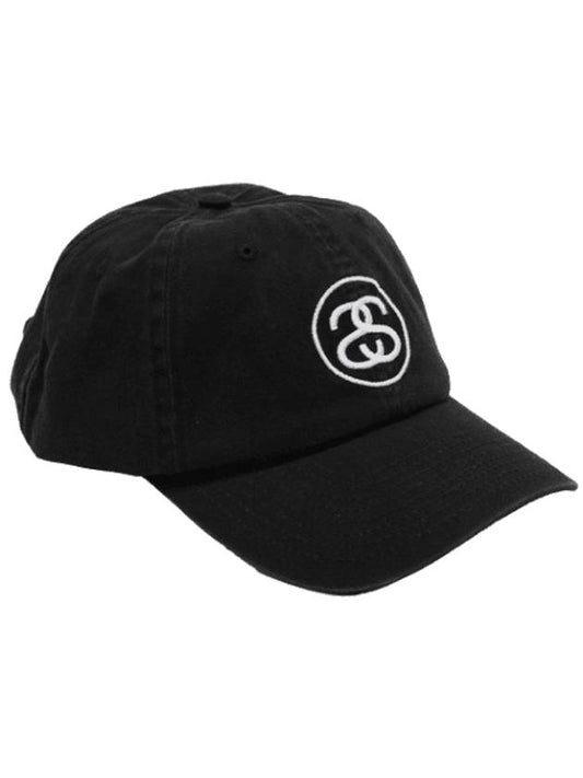 SS Link Low Pro Ball Cap Black - STUSSY - BALAAN 1