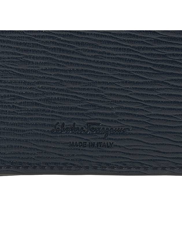 Ferragamo Men's ID Gancini Card Holder 66 A061 DEEP OCEAN 0744849 - SALVATORE FERRAGAMO - BALAAN 7