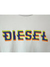 T shirt A06508 0GRAI White MENS M L - DIESEL - BALAAN 2