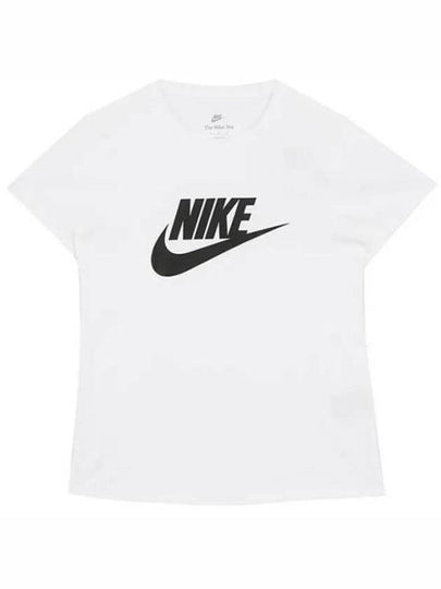 Sportswear Essential Logo Short Sleeve T-Shirt White - NIKE - BALAAN 2