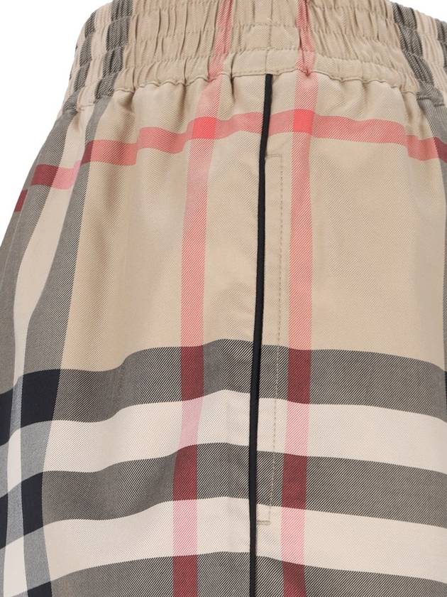 Check Shorts Beige - BURBERRY - BALAAN 4