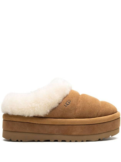 Tazzlita Logo Suede Slippers Chestnut - UGG - BALAAN 2