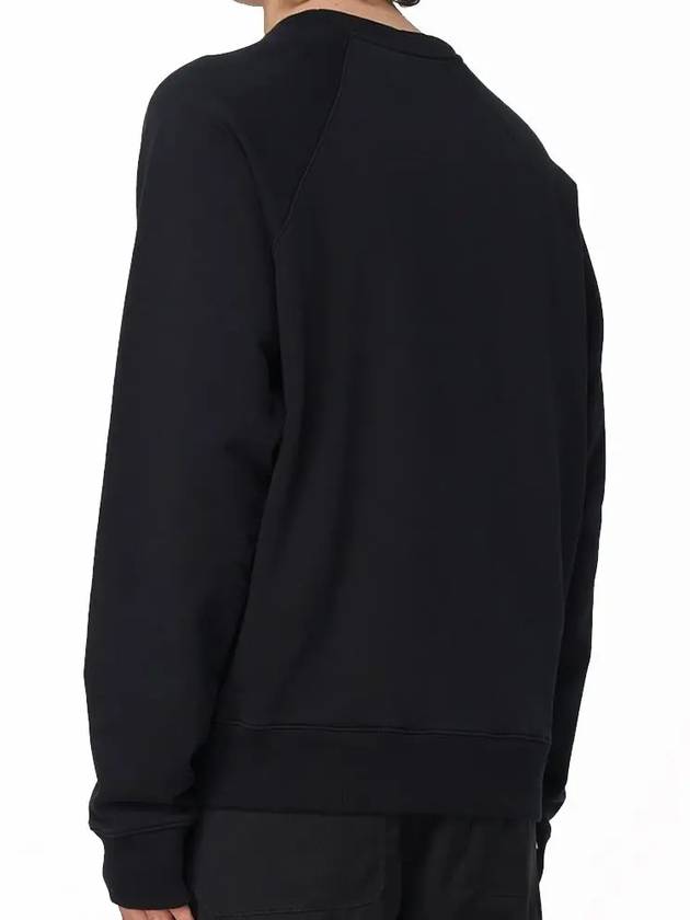 Bold Fox Head Patch Oversized Sweatshirt Black - MAISON KITSUNE - BALAAN 3