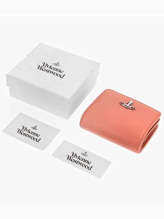 ORB Logo Half Wallet Pink - VIVIENNE WESTWOOD - BALAAN 4