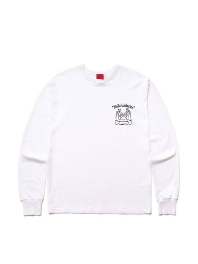 ConnectX Classic Logo Long Sleeve White - CONECTX - BALAAN 2