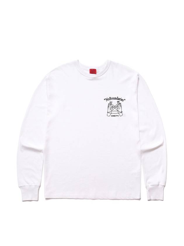 ConnectX Classic Logo Long Sleeve White - CONECTX - BALAAN 1