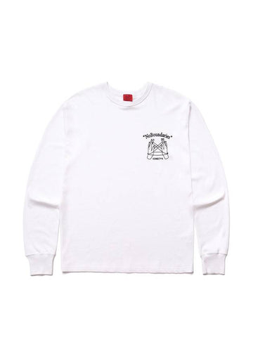 Classic Logo Long Sleeve T-Shirt White - CONECTX - BALAAN 1