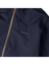 Logo Hiker Hooded Jacket Navy - BARBOUR - BALAAN 8