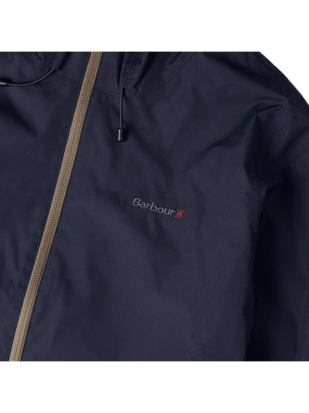 Logo Hiker Hooded Jacket Navy - BARBOUR - BALAAN 8