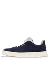 Smash Suede Low Top Sneakers Blue - SPALWART - BALAAN 1