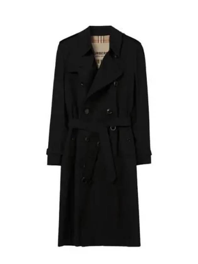 Heritage Kensington Trench Coat Black - BURBERRY - BALAAN 2