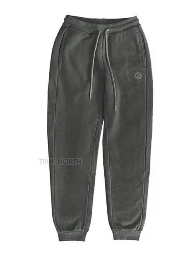 Women s 8H00011 899RB 930 Logo Training Jogger Pants Charcoal 1060360 - MONCLER - BALAAN 1