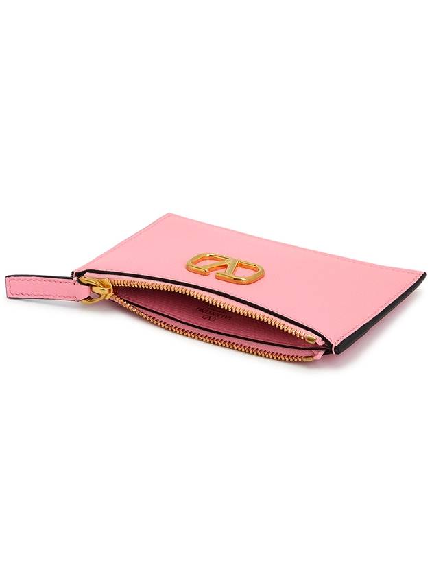 V logo signature women s card wallet P0W17SNP ZQQ - VALENTINO - BALAAN 4