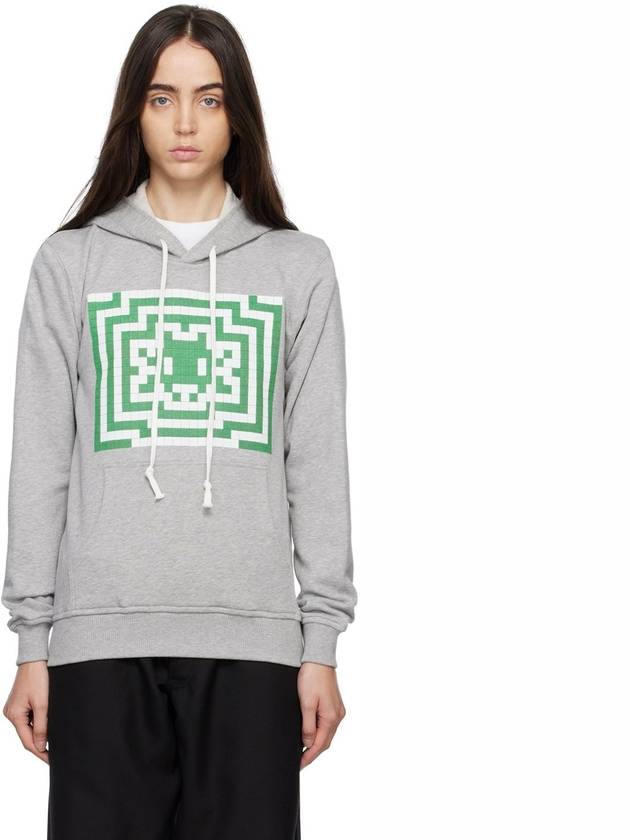 Space Invaders printed hooded top - COMME DES GARCONS - BALAAN 8