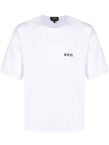 Jeremy Logo Short Sleeve T-shirt White - A.P.C. - BALAAN 1