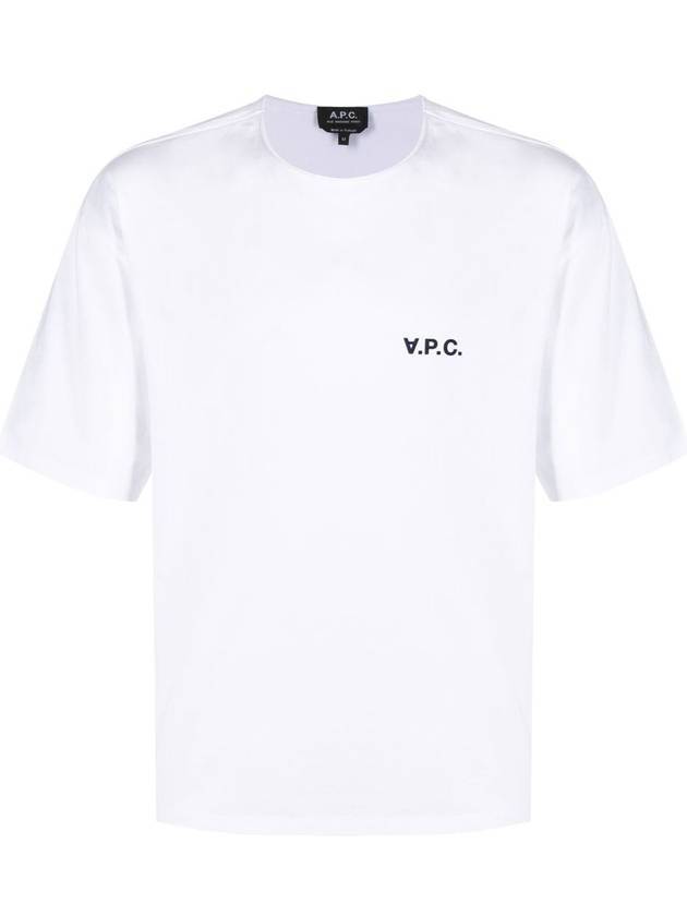 Jeremy Logo Short Sleeve T-shirt White - A.P.C. - BALAAN 1