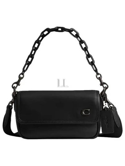 Charter Flab Wrap Crossbody 18 CR754 BLK - COACH - BALAAN 2