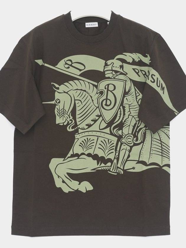 EKD Print Short Sleeve T-Shirt Olive - BURBERRY - BALAAN 3