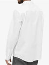 Edouard Long Sleeve Shirt White - A.P.C. - BALAAN 4