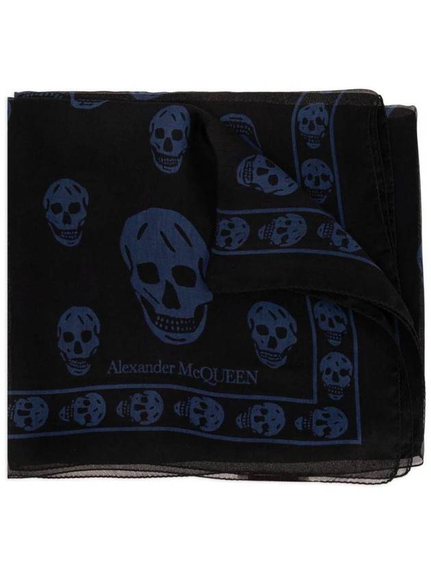 skull print silk scarf 5577174Q060 - ALEXANDER MCQUEEN - BALAAN 2