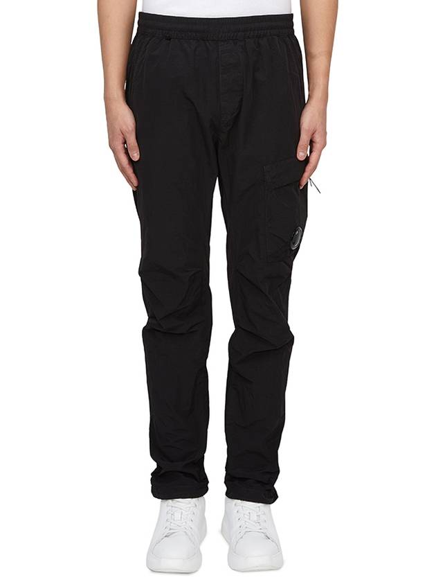 Men's Cargo Straight Pants Black - CP COMPANY - BALAAN 1