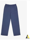 Logo Banding Sweat Straight Pants Blue - GANNI - BALAAN 2