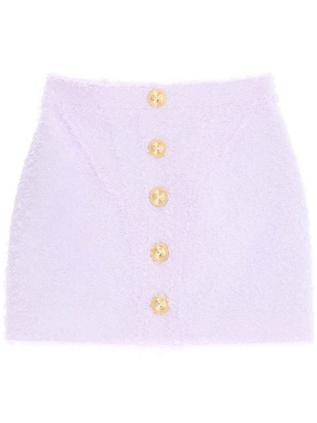 Short Skirt AF0LB850XC67 5BA LILAC - BALMAIN - BALAAN 2