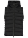 1A00033 596K7 999 BARRAUX Black Zipper Pocket Down Vest - MONCLER - BALAAN 2