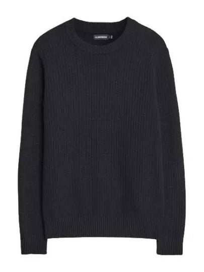 Archer Structure Crew Neck Sweatshirt Black - J.LINDEBERG - BALAAN 2