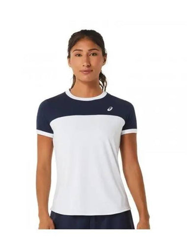 Women s Coat SS Top 2042A262102 Short Sleeve Round T Shirt - ASICS - BALAAN 1