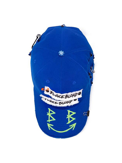 Big Smile Patch Logo Cap Blue - BLACKBLOND - BALAAN 2