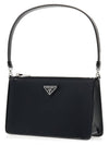 Brushed Leather Mini Bag Black - PRADA - BALAAN 3