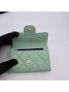 25C Classic Snap Clutch Card Wallet Mint Green AP0214 - CHANEL - BALAAN 4