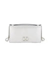 V Logo Signature Chain Long Wallet Silver - VALENTINO - BALAAN 2