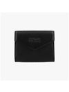 Japanese 6 Leather Card Wallet Black - MAISON MARGIELA - BALAAN 3