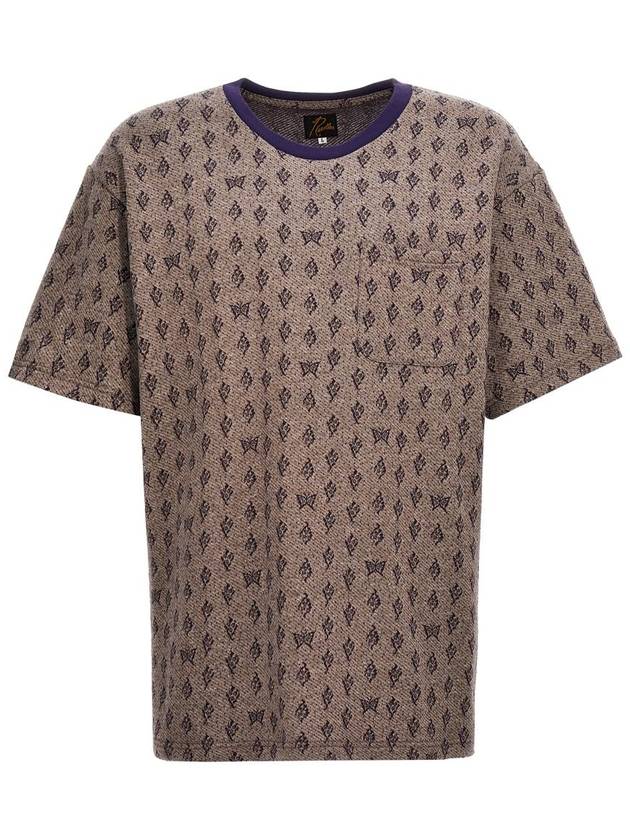 Needles Jacquard Patterned T-Shirt - NEEDLES - BALAAN 1