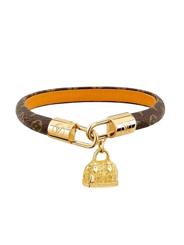 gold Alma bracelet brown - LOUIS VUITTON - BALAAN 1