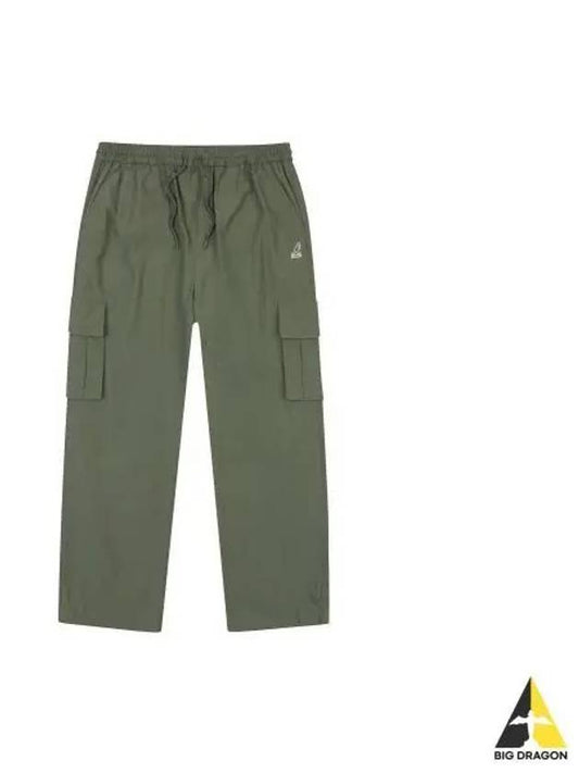 Nylon Cargo Pants 4521 Khaki - KANGOL - BALAAN 1