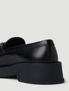 Men's Horsebit Leather Loafers Black - GUCCI - BALAAN 6