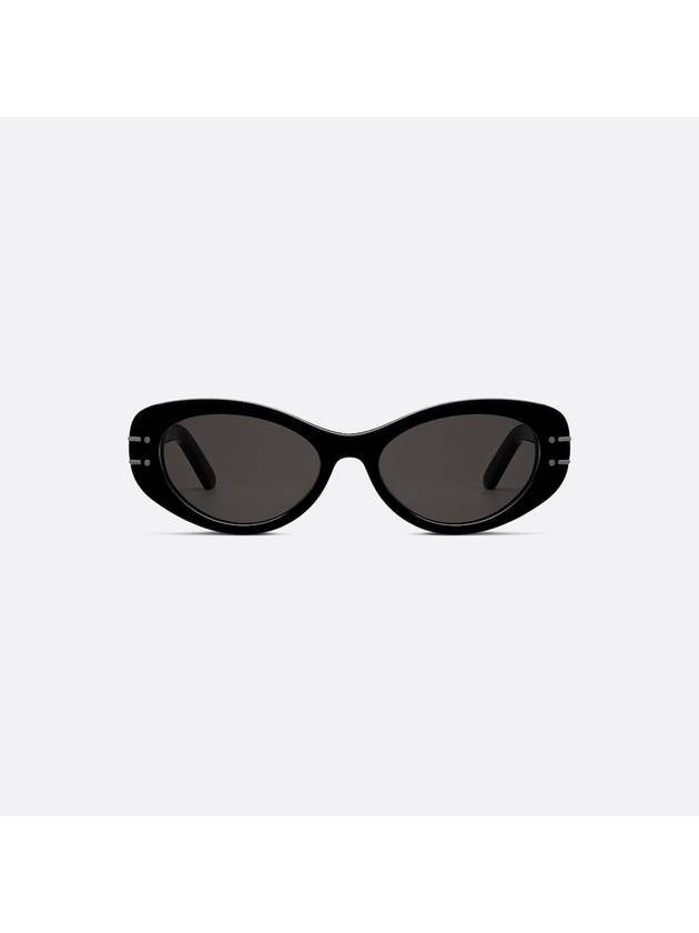 Eyewear Logo Signature B8U Sunglasses Black - DIOR - BALAAN 3