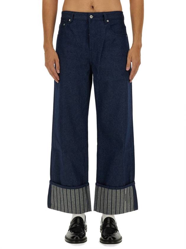 Jacquemus Le Denimes wide jeans navy - JACQUEMUS - BALAAN 2