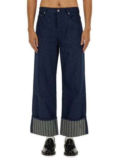 Jacquemus Le Denimes wide jeans navy - JACQUEMUS - BALAAN 2