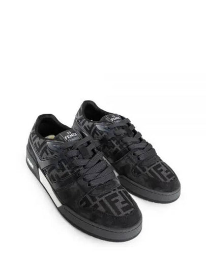 Match FF Jacquard Low Top Sneakers Black - FENDI - BALAAN 2