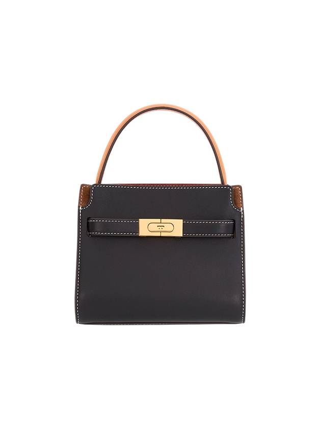 Lee Radziwill Leather Tote Bag Black - TORY BURCH - BALAAN 2