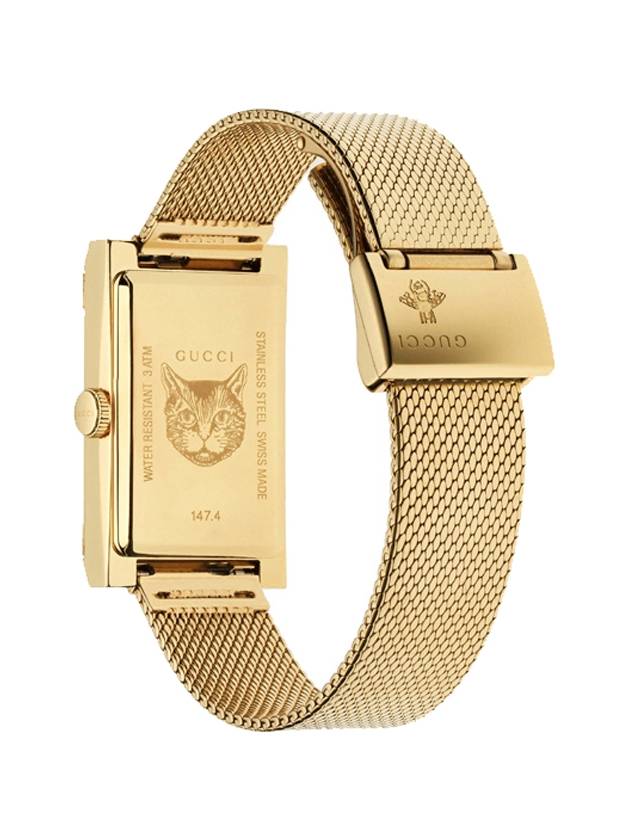 G-Frame Mesh Watch Gold - GUCCI - BALAAN 4