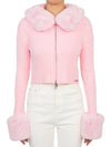 House of Sunny VOL20200 PINK Women s Zip up Cardigan - HAUS OF HONEY - BALAAN 3