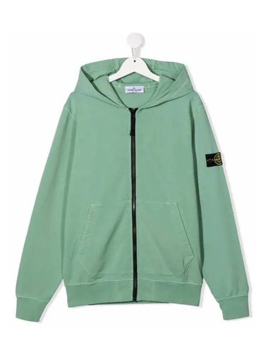 Kids Waffen Hood Zip up Green 761660740 V0052 - STONE ISLAND - BALAAN 1