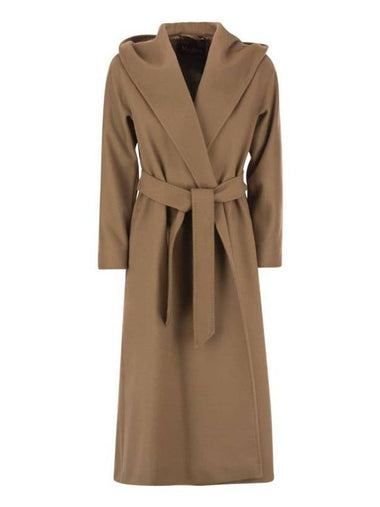 Bdanton Virgin Wool Single Coat Camel - MAX MARA - BALAAN 1